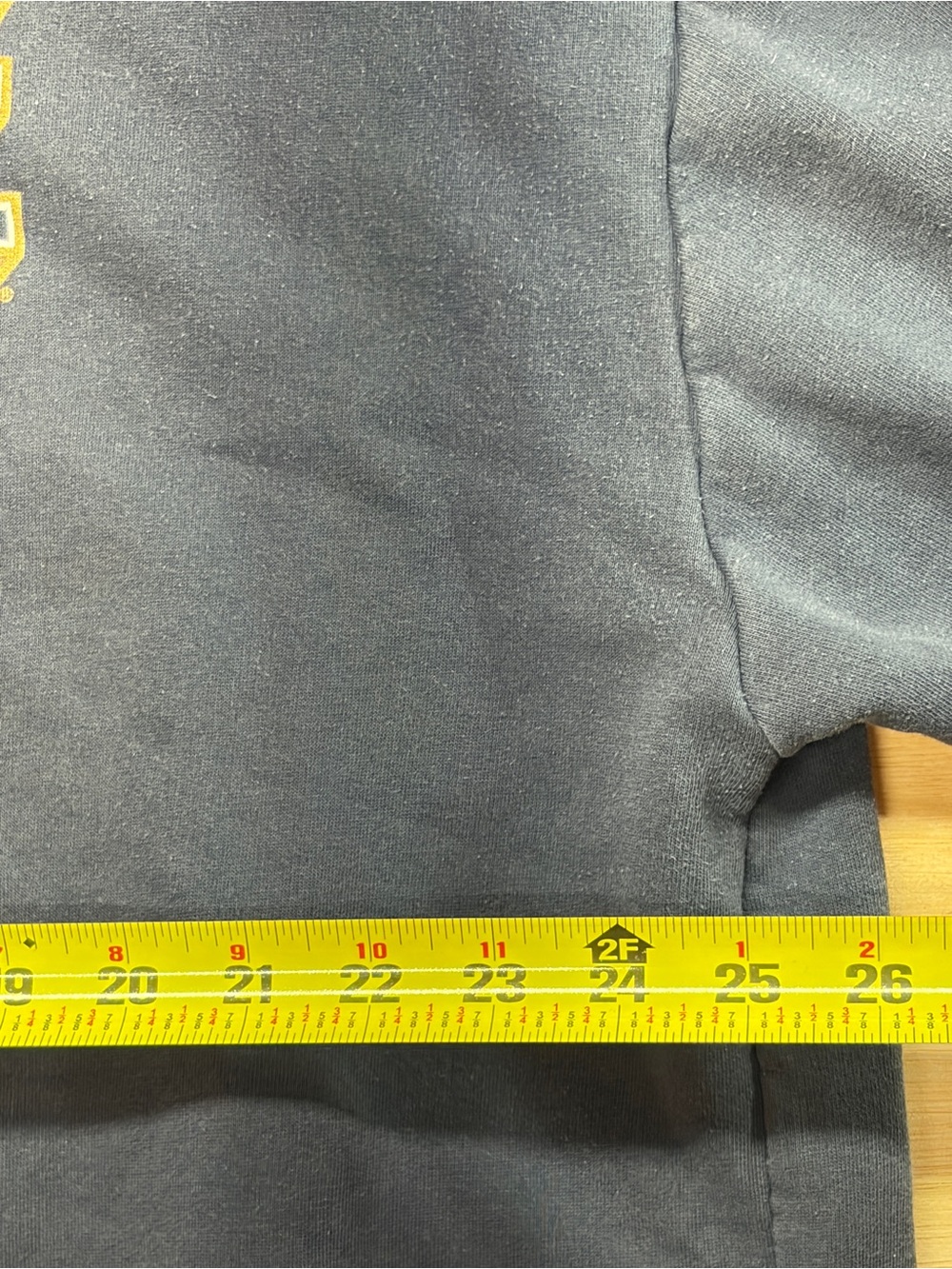 Vintage Adidas Notre Dame Fighting Irish Hoodie Men's XL Navy Blue Flaws Read - Picture 6 of 8